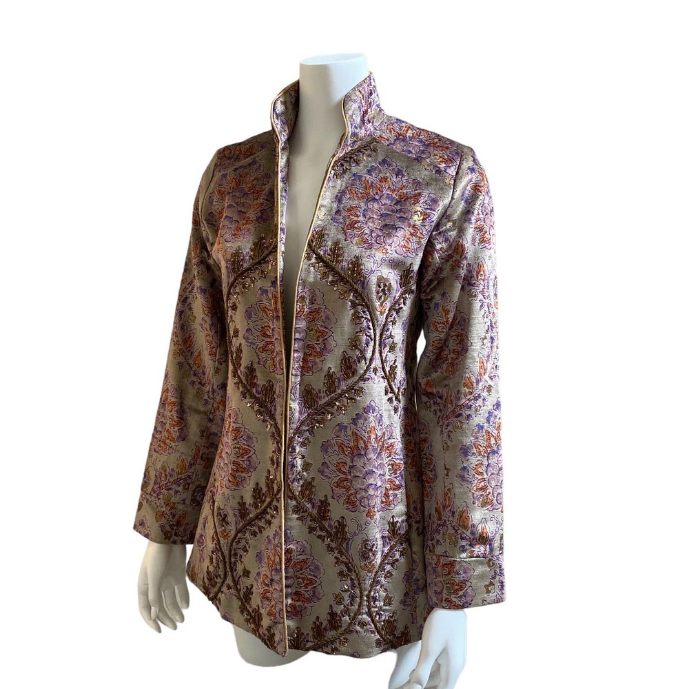 SOFT SURROUNDINGS Isidora Velvet Blazer, size XS - Picture 5 of 10